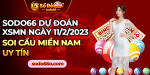 sodo66 dự đoán XSMN 11/2/2023